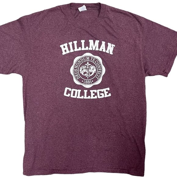 Hillman College T-Shirt (Maroon) - Picture 1 of 3